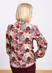 Paloma Top Red Multi
