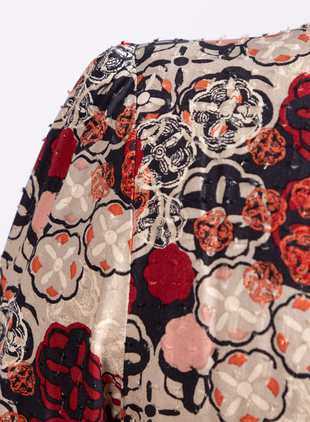 Paloma Top Red Multi