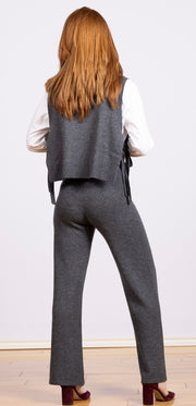 Wide Leg Sweatpant Charcoal