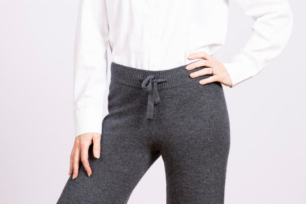 Wide Leg Sweatpant Charcoal