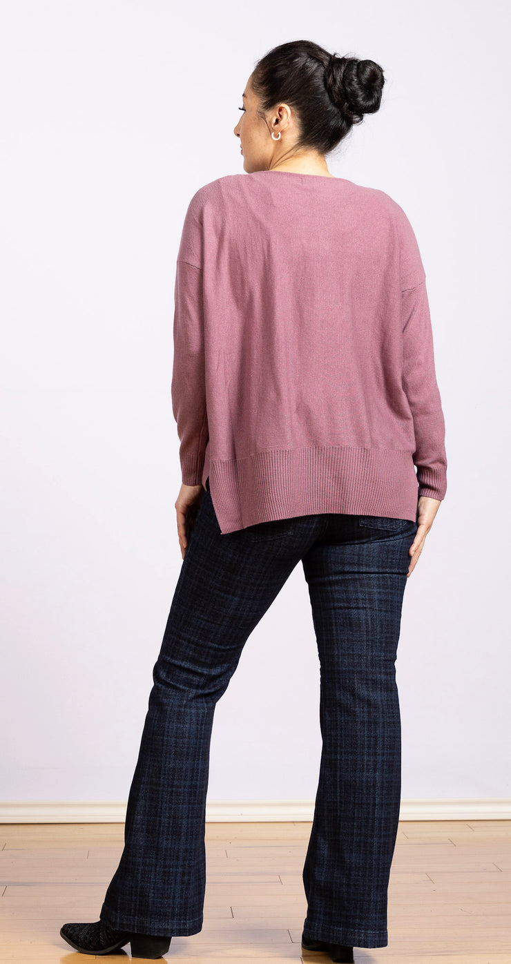 Dolman Sleeve Sweater Orchid