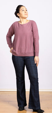 Dolman Sleeve Sweater Orchid