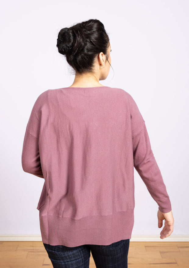 Dolman Sleeve Sweater Orchid