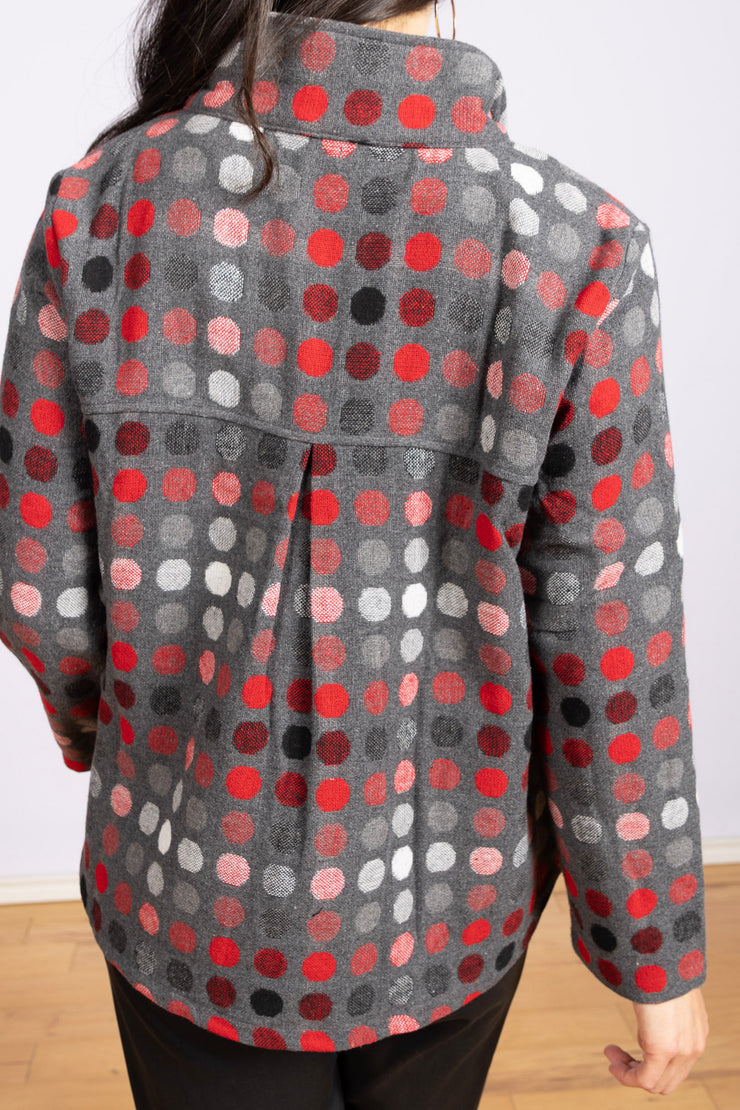 Dot Jacket Red