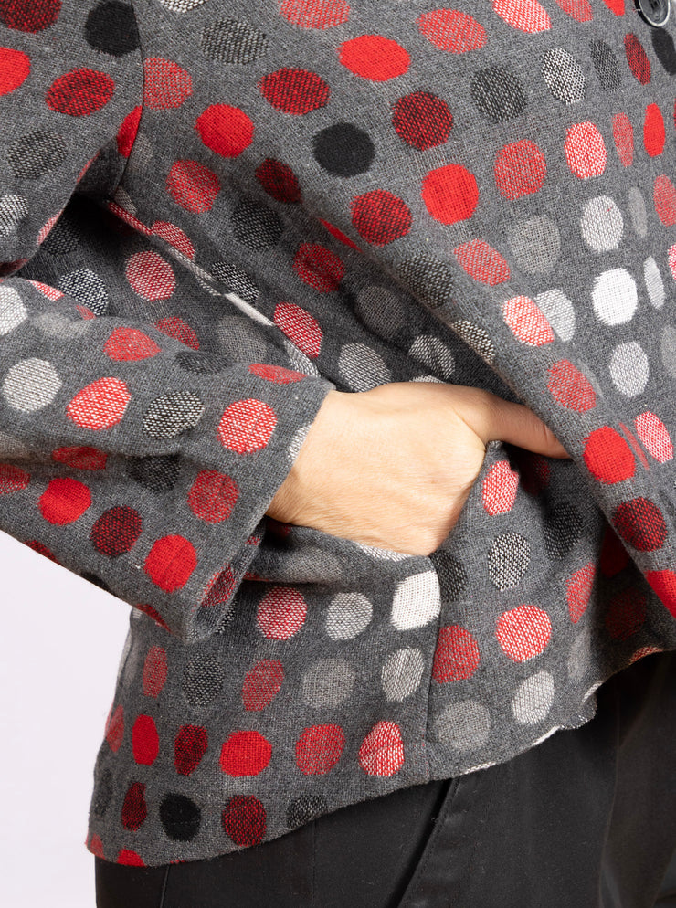 Dot Jacket Red