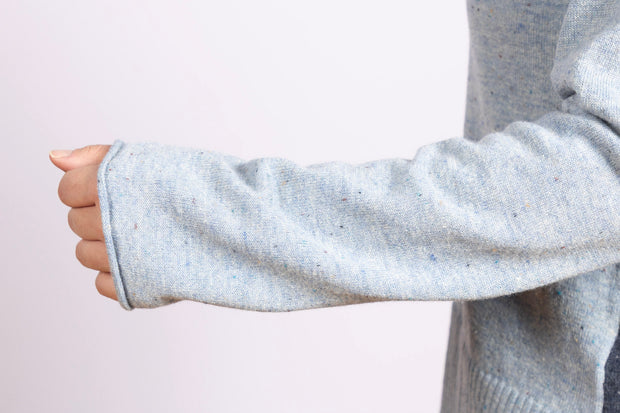 Lily V Jumper Sweater Blue Multi