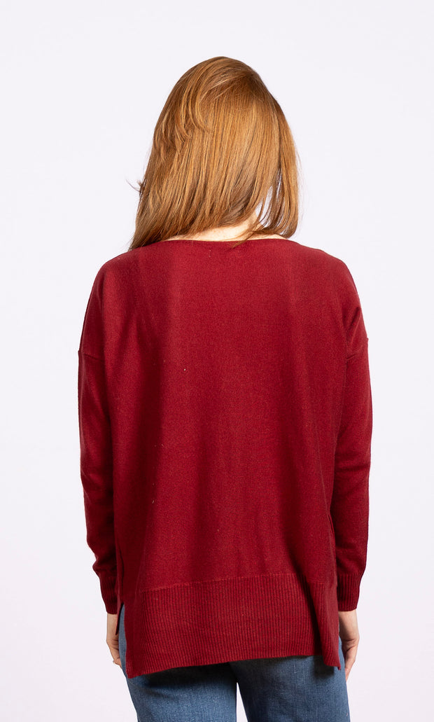 Dolman Sleeve Sweater Ruby