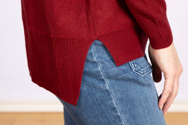 Dolman Sleeve Sweater Ruby