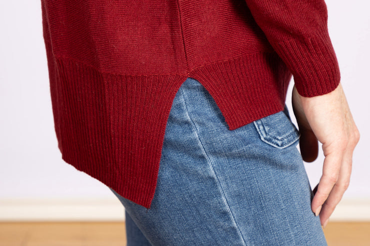 Dolman Sleeve Sweater Ruby