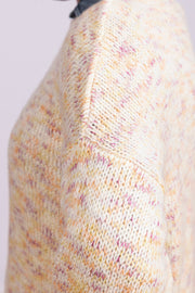 Josef Marled Crew Pure Snow Marl