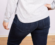 Clara Sparkle Top Long Sleeve Ivory