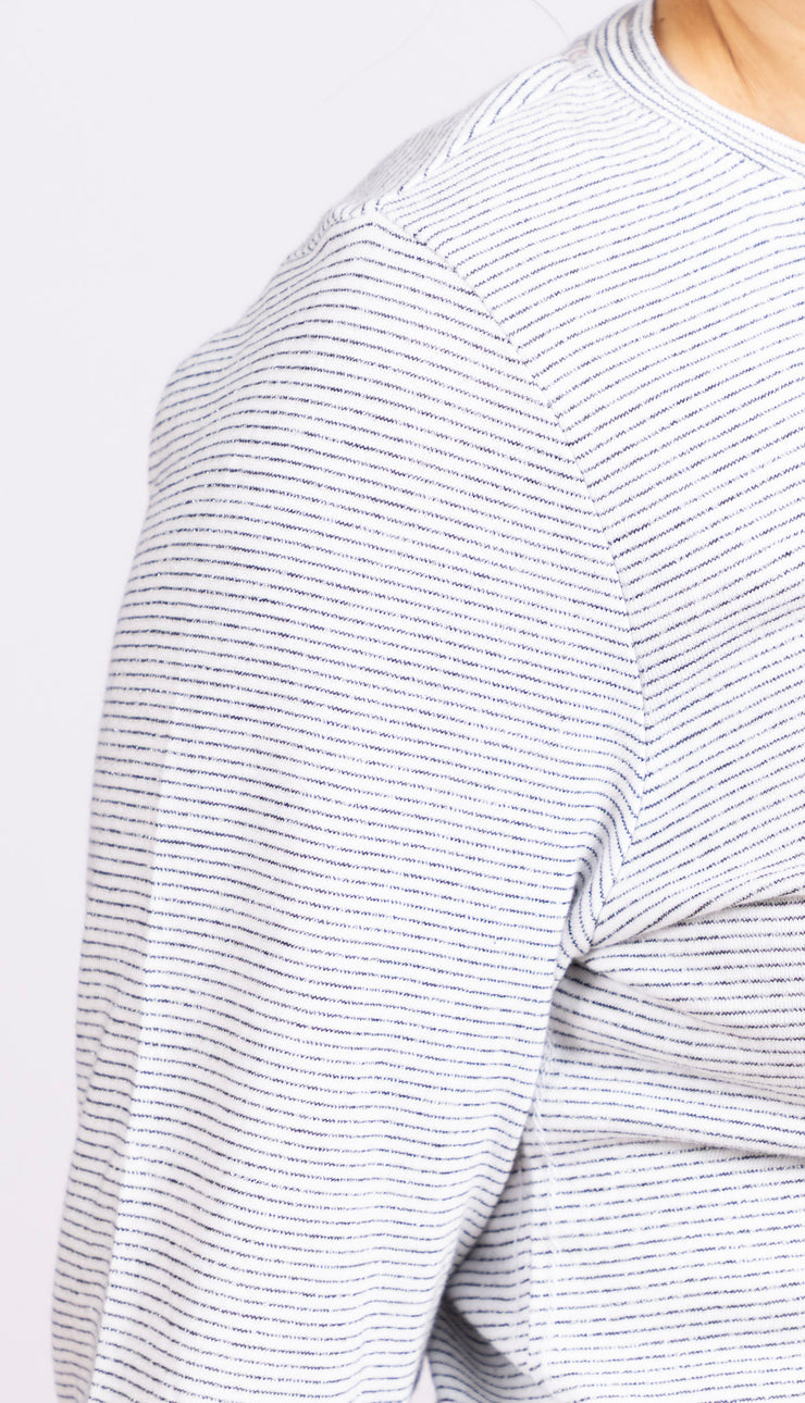 Clara Sparkle Top Long Sleeve Ivory