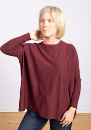 Fanasi Tawny Port, Ribbed Cuff, Long Sleeves