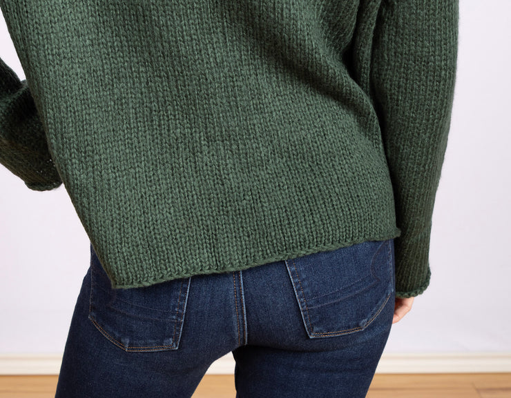 Merry Crew Chunky Kale Green/ Red Ginger