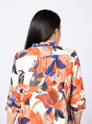 Sophie Blouse Navy Multi