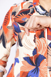 Sophie Blouse Navy Multi