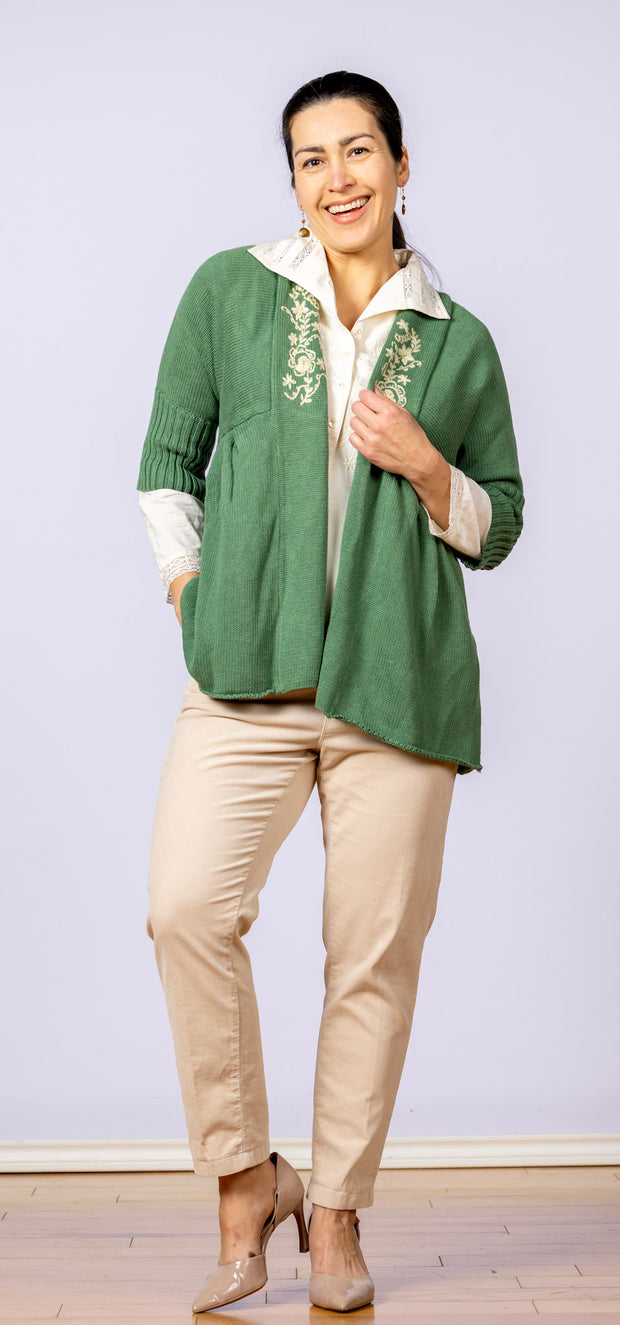 Wood Angel Sweater Green