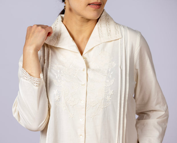 Brimfield Blouse Ecru