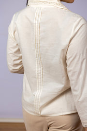 Brimfield Blouse Ecru