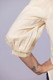 Jamie Ruffle Blouse Ecru