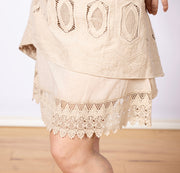 Treasured Lace Tunic Dress Antique