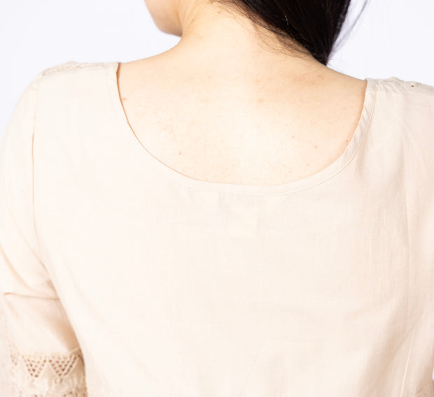 Treasured Lace Tunic Dress Antique