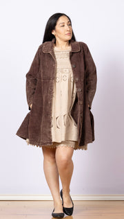 Treasured Lace Tunic Dress Antique