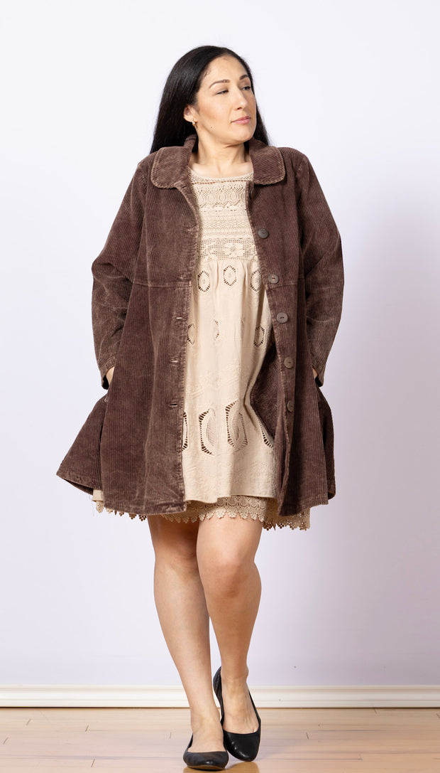 Farmer's Market Corduroy Jacket Dark Brown