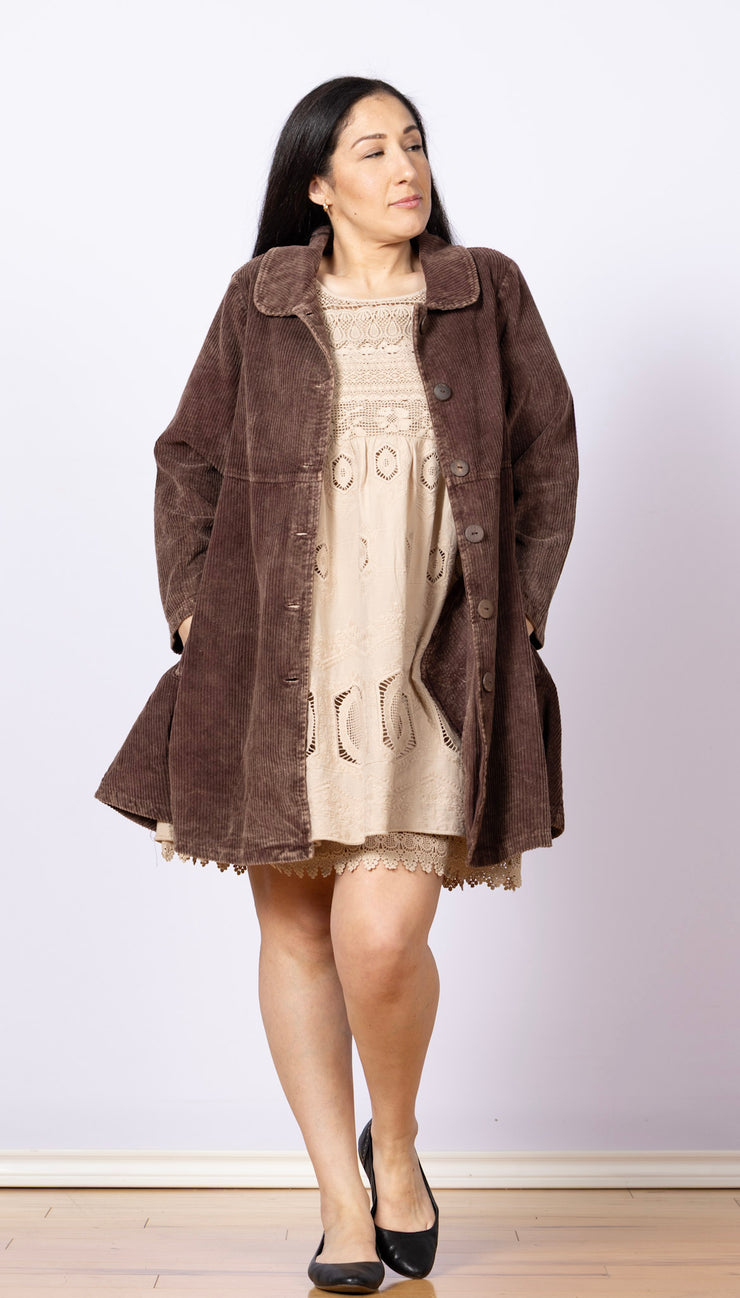 Farmer's Market Corduroy Jacket Dark Brown