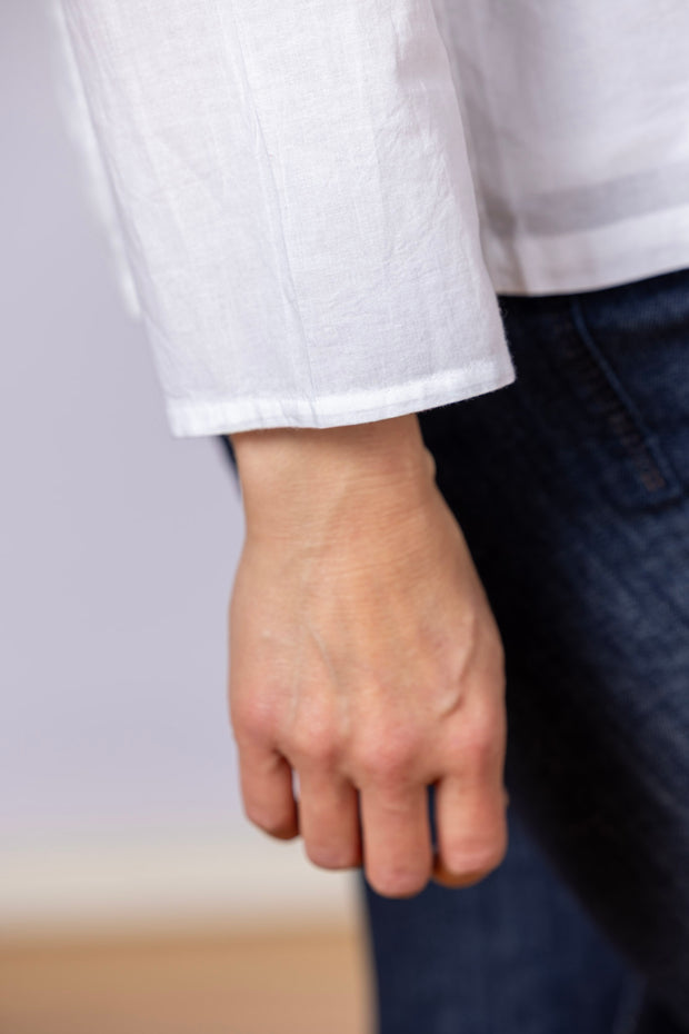 Ariel's Eyelet Blouse White