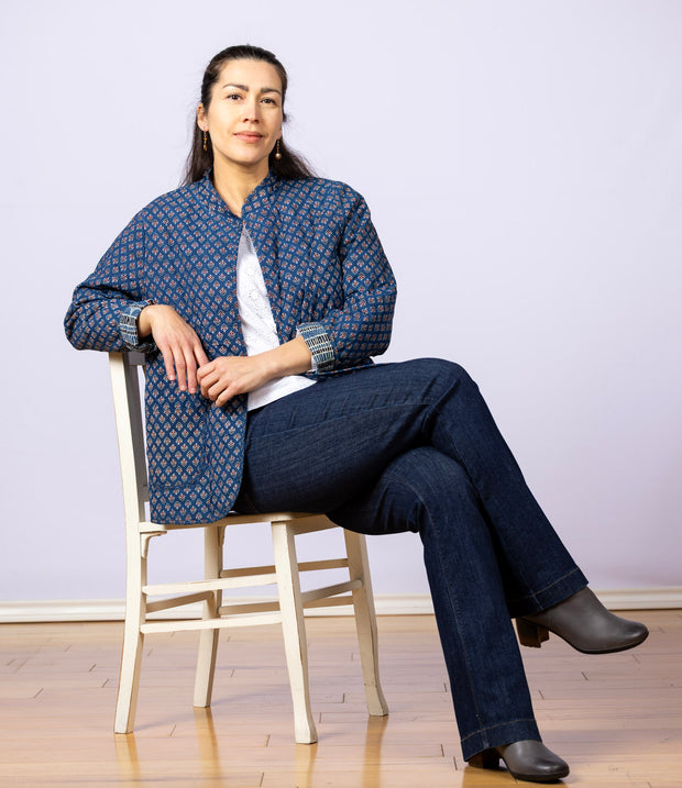 Russell's Rambling Jacket Indigo, Reversibla