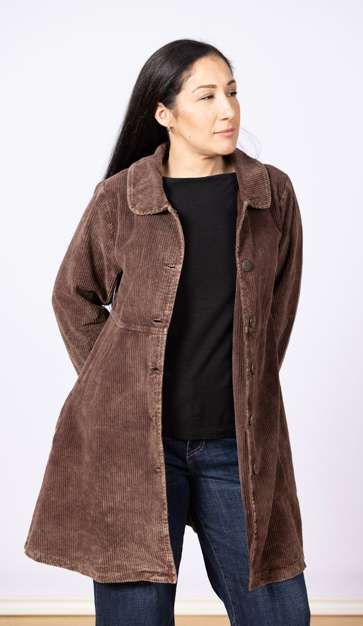 Farmer's Market Corduroy Jacket Dark Brown