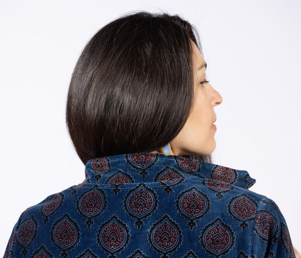 Vernissage Velvet Jacket Indigo