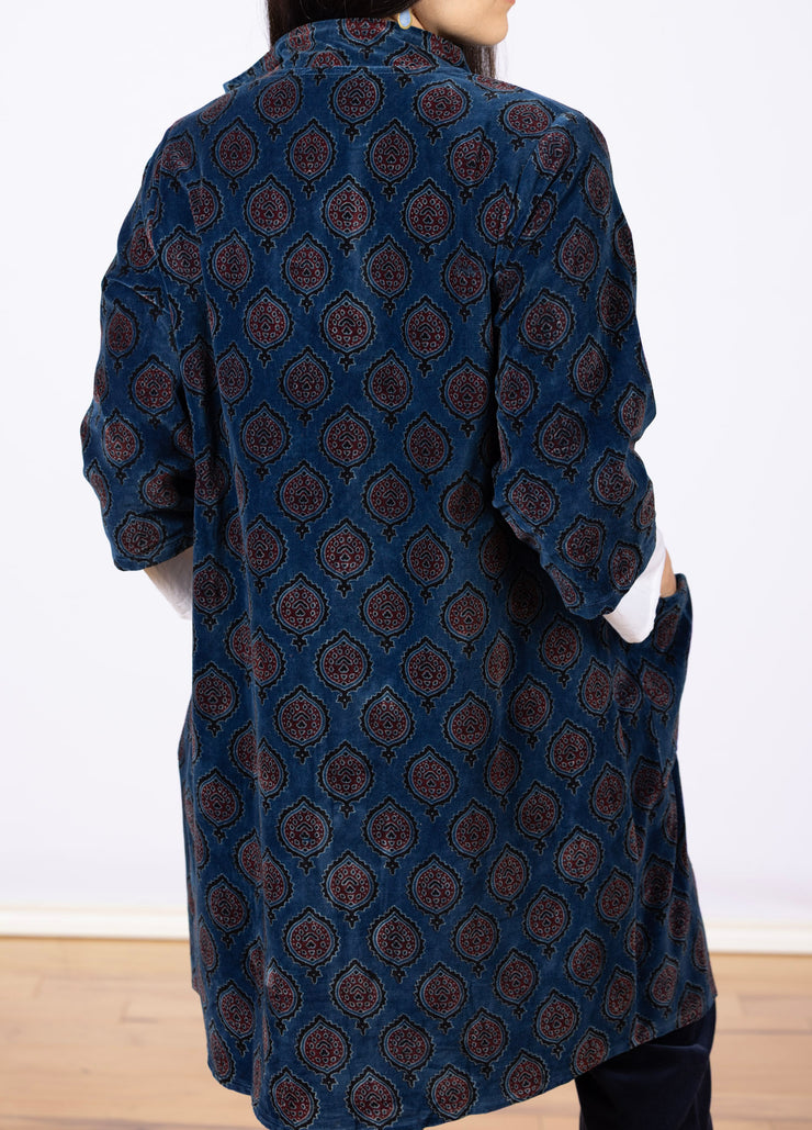 Vernissage Velvet Jacket Indigo