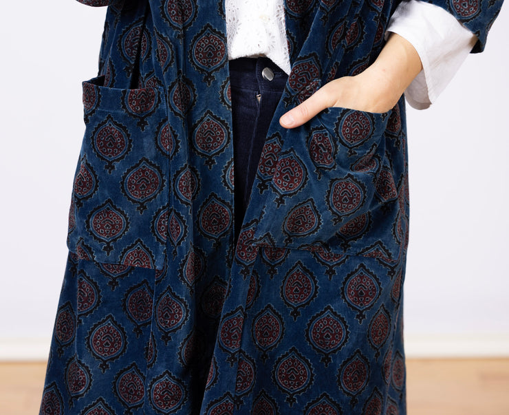 Vernissage Velvet Jacket Indigo