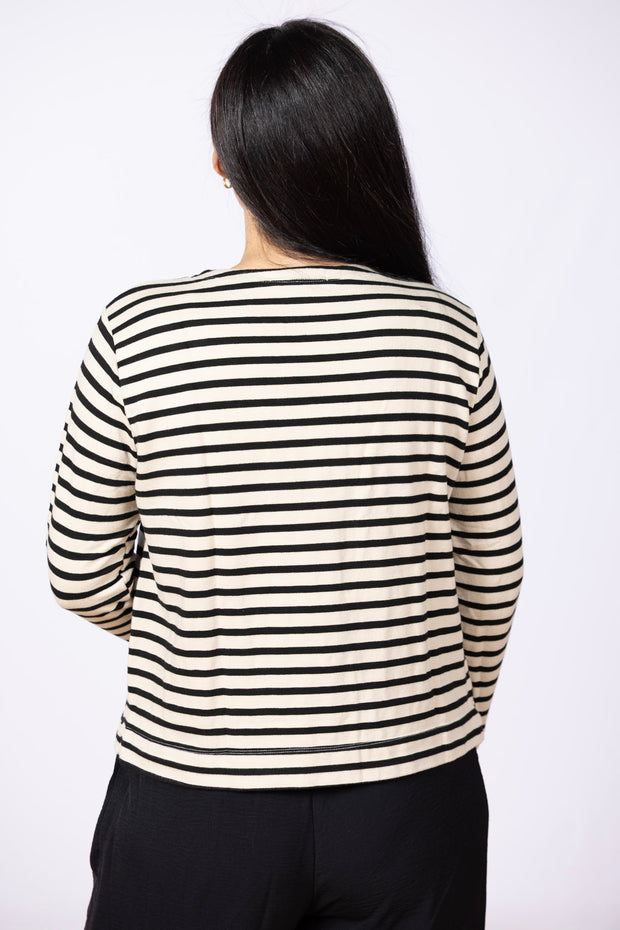 Long Sleeve Fleece Crop Jacket Moonbeam