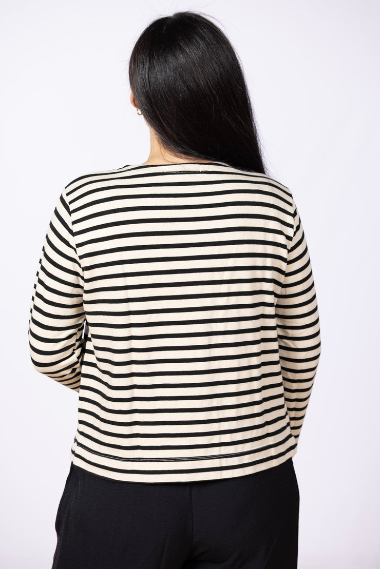 Long Sleeve Fleece Crop Jacket Moonbeam