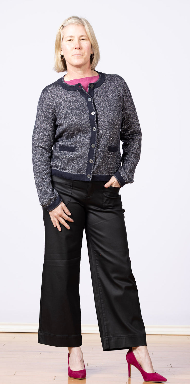 Charlotte Sparkle Cardi Blue