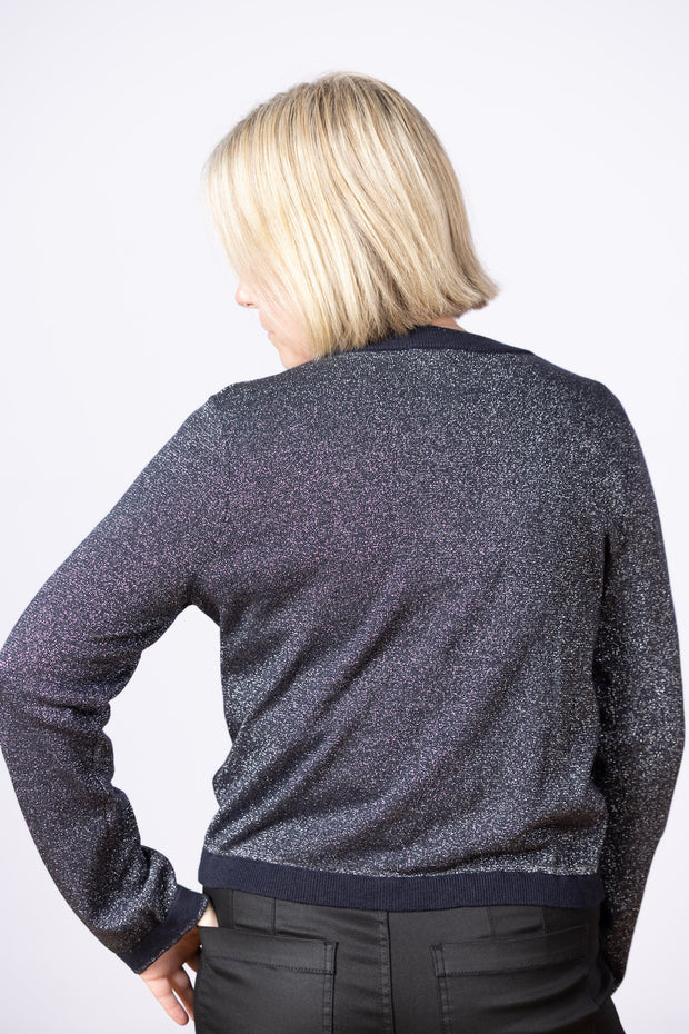 Charlotte Sparkle Cardi Blue