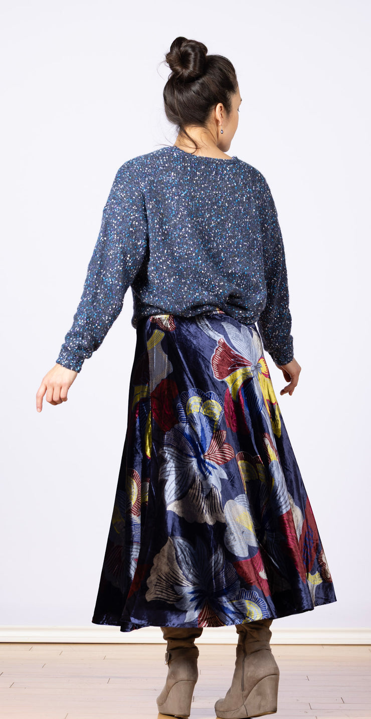 Hope Skirt Navy Multi