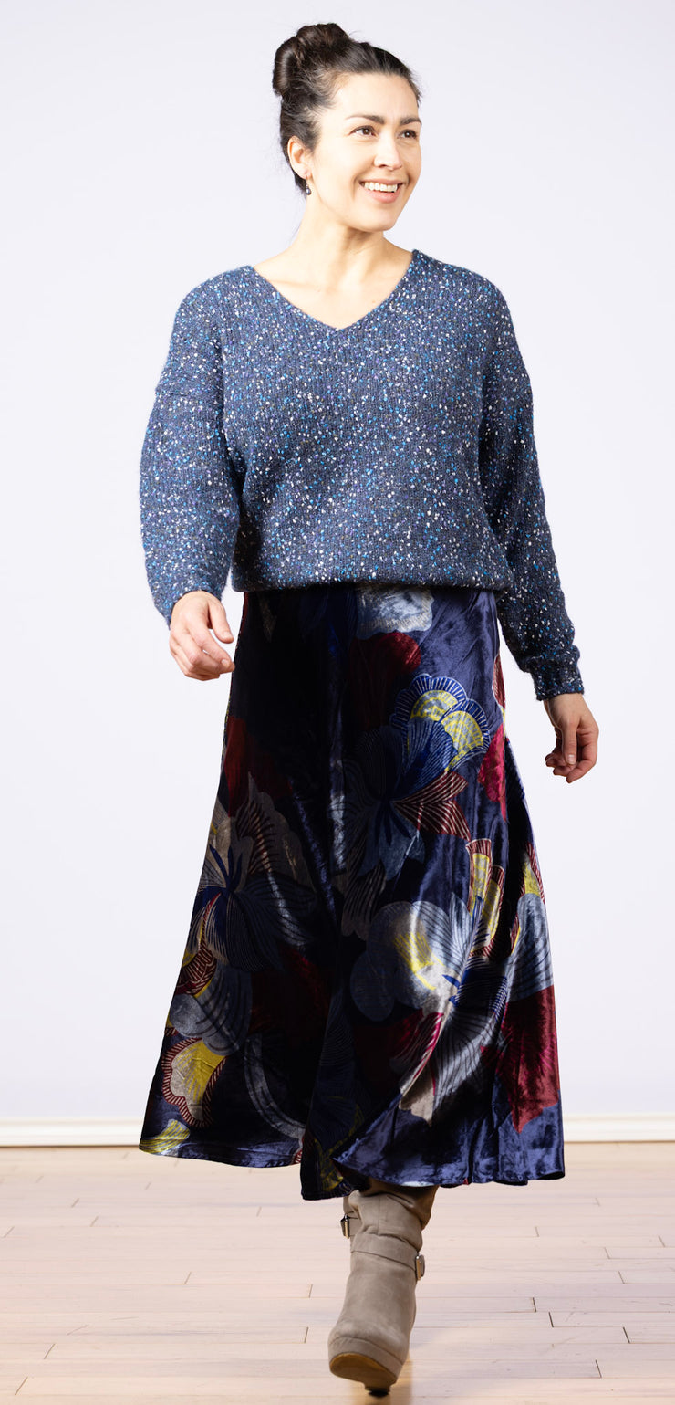 Hope Skirt Navy Multi