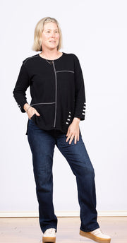 One Pocket Sweater Black