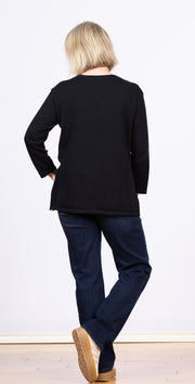 One Pocket Sweater Black