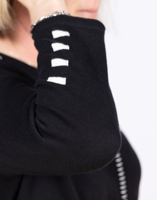 One Pocket Sweater Black