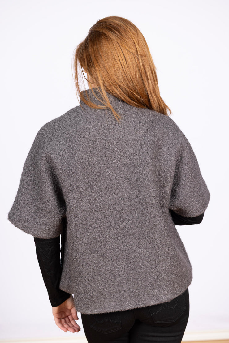 Patch Pocket Jacket Gray