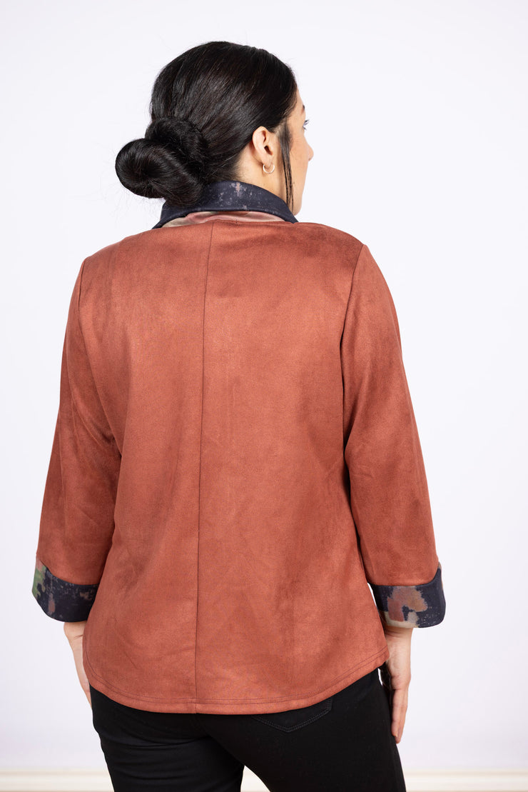 Suede Jacket Rust