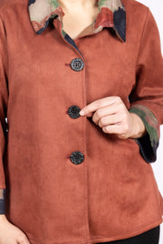 Suede Jacket Rust