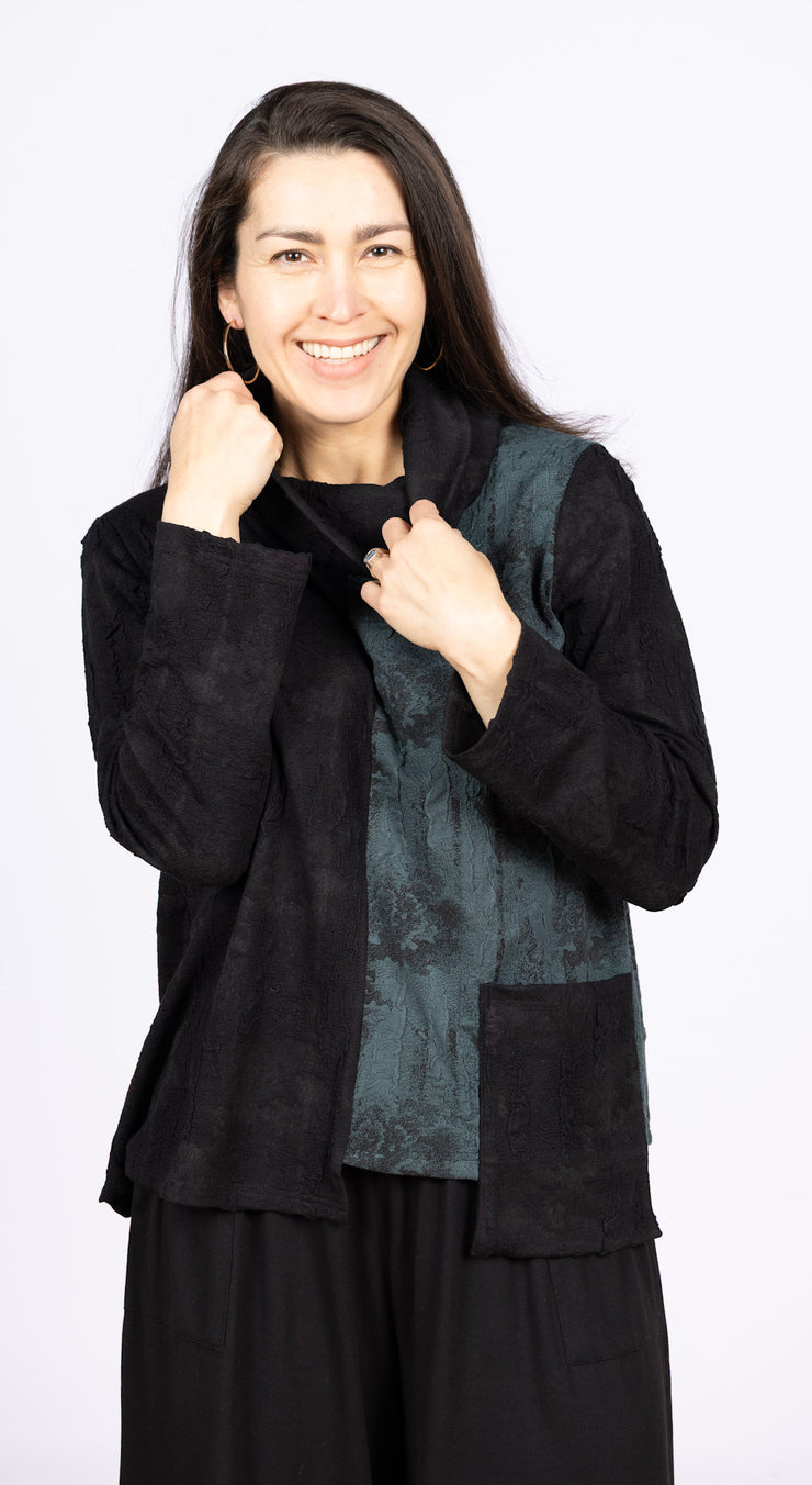 Knit Top Green, Long sleeve