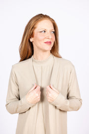 Long Cardi Jacket Oatmeal