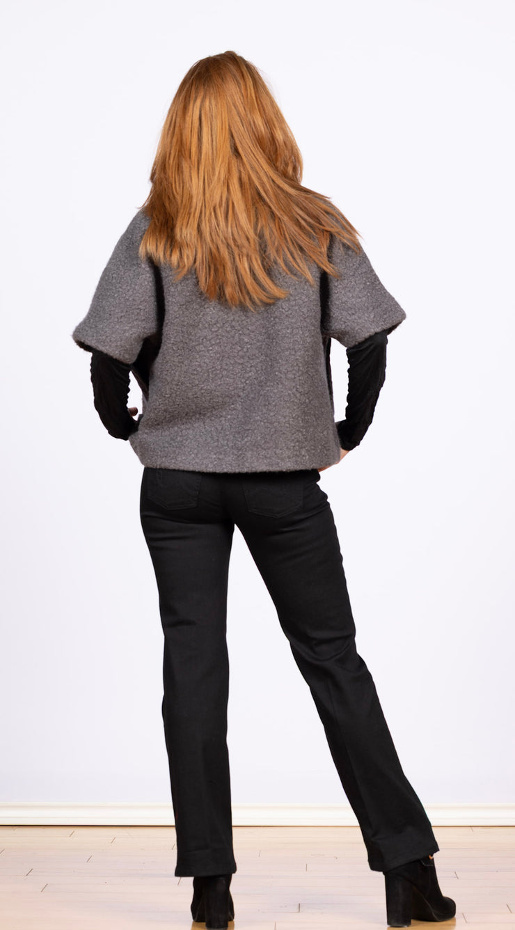 Patch Pocket Jacket Gray